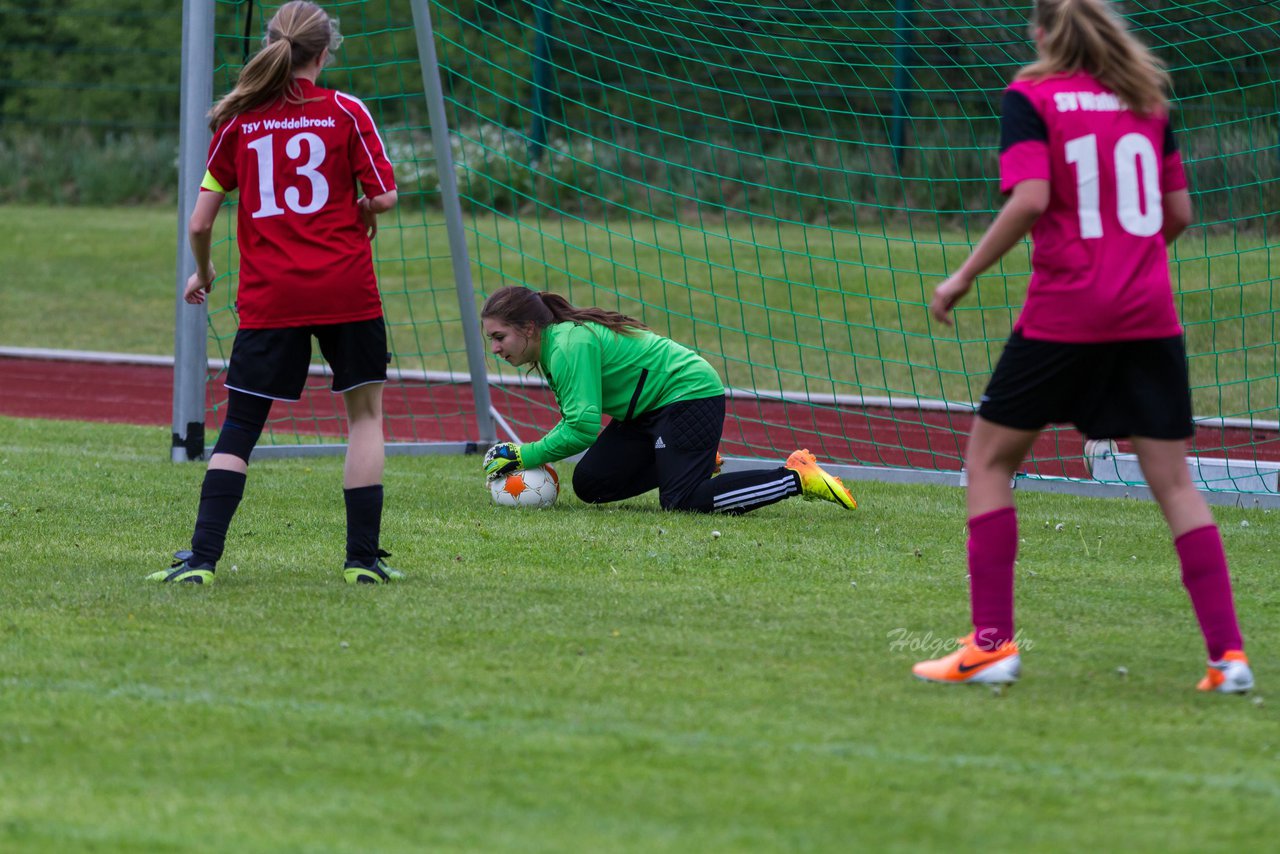 Bild 221 - B-Juniorinnen SV-Wahlstedt - TSV Weddelbrook : Ergebnis: 10:2